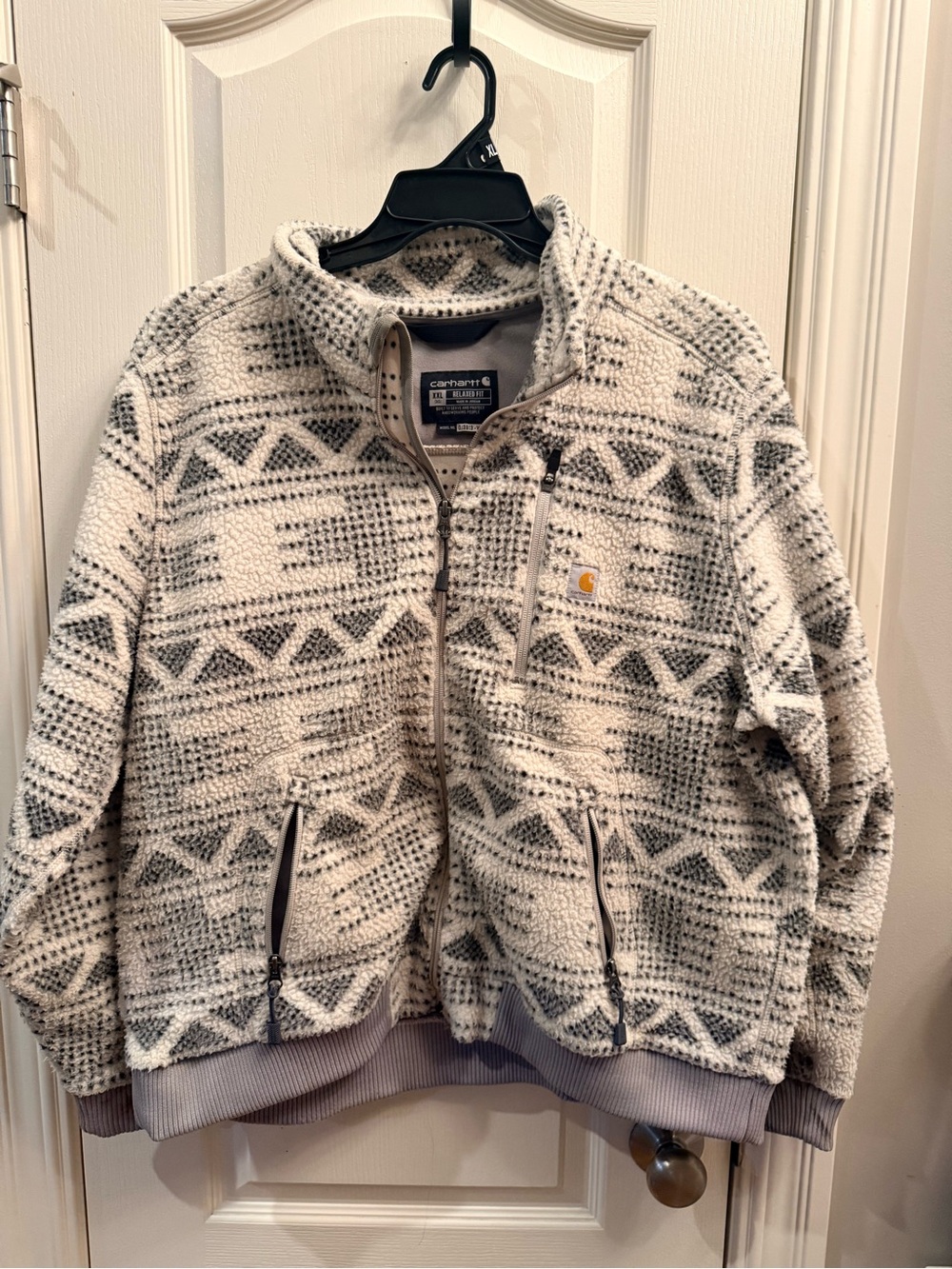 Carhartt Relaxed Fit Sherpa Fleece Jacket women size XXL